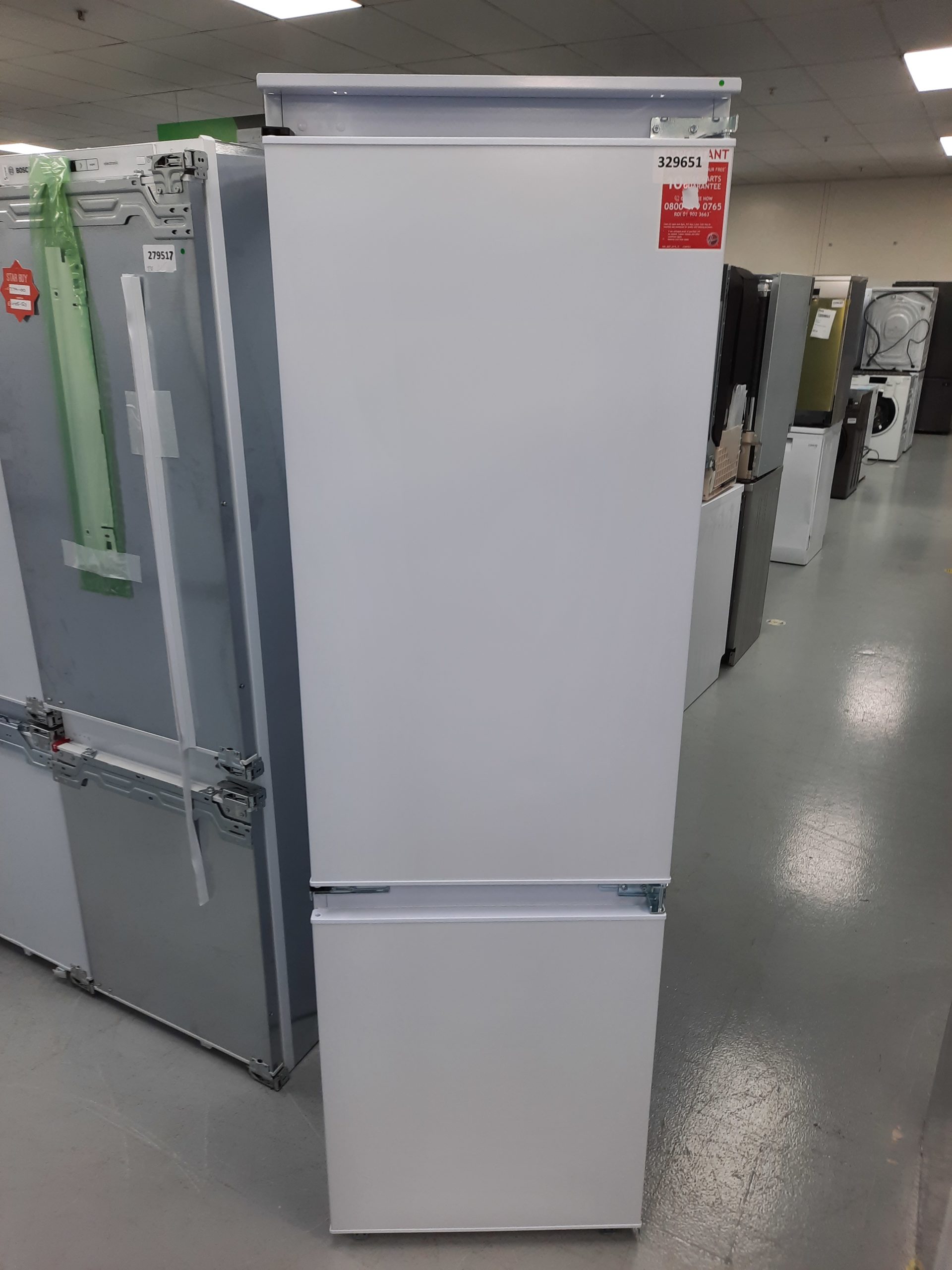 Hoover BHBF172NUK Integrated 70/30 Fridge Freezer White A+ Rated ...
